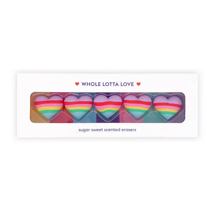 whole lotta LOVE erasers set