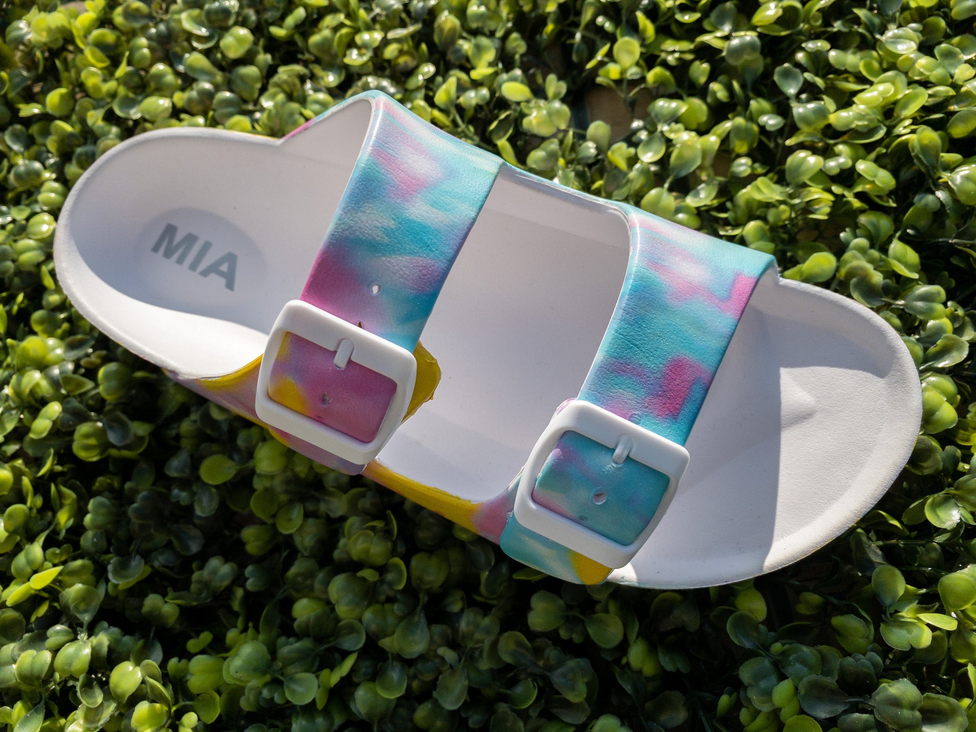 TYE DYE MIA SLIDES