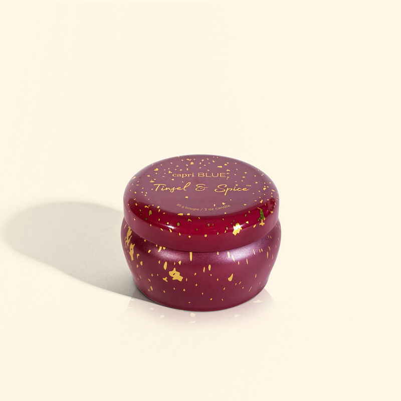 TINSEL & SPICE GLIMMER MINI TIN 3oz