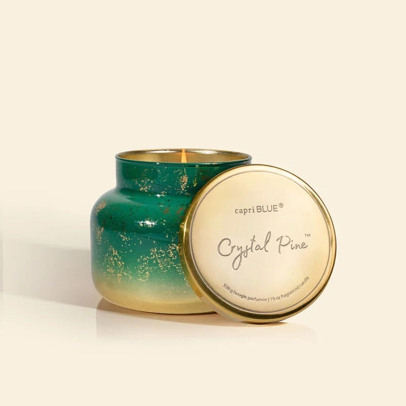 CRYSTAL PINE GLIMMER SIGNATURE JAR CANDLE 19oz