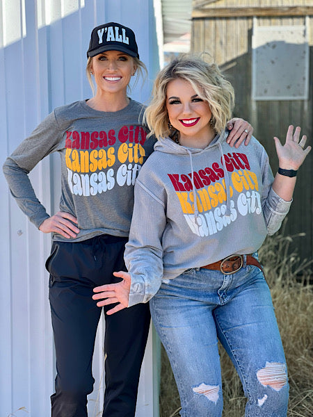 KANSAS CITY RETRO LONG SLEEVE TEE