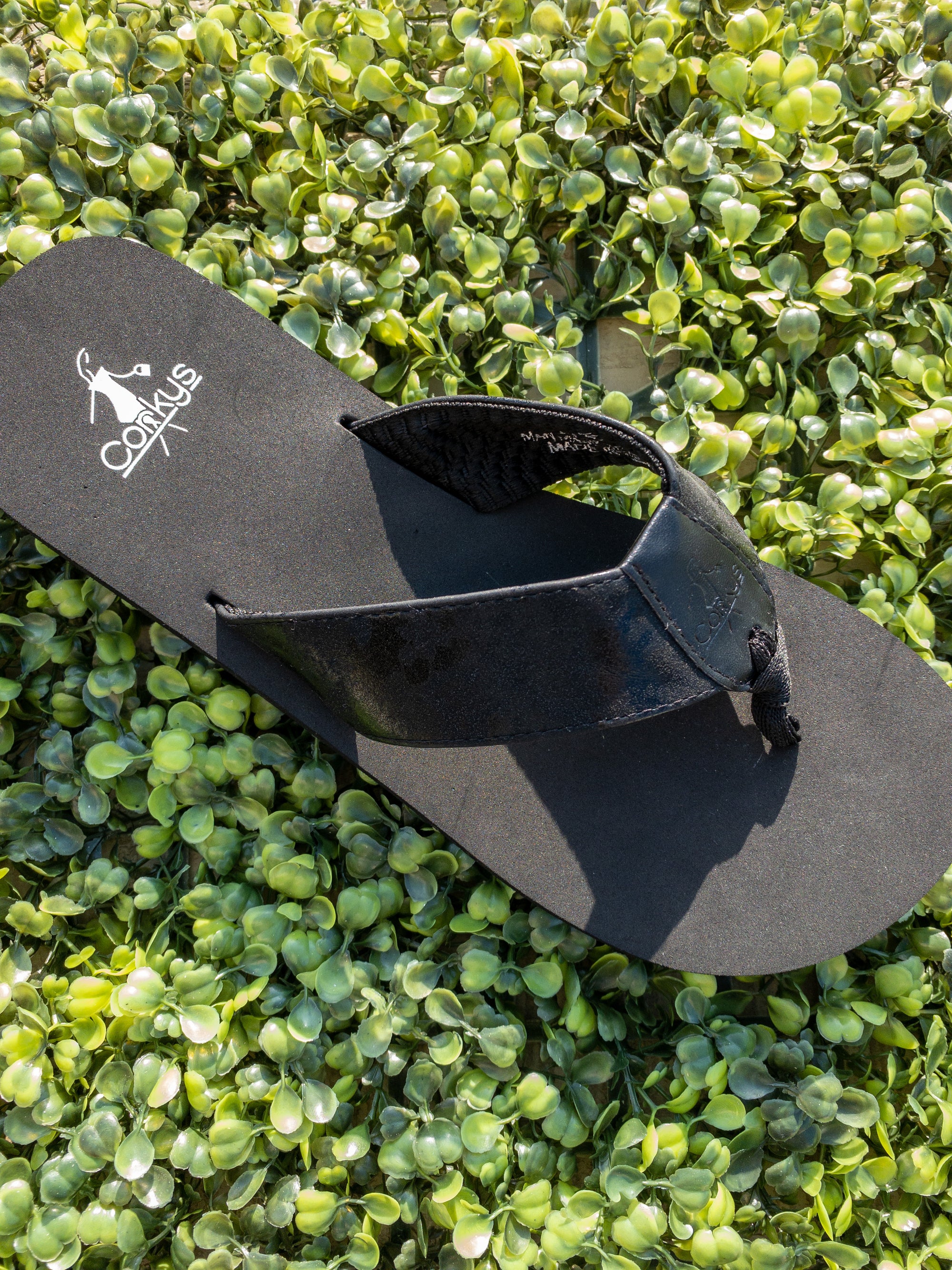 CORKY BLACK FLIP FLOPS