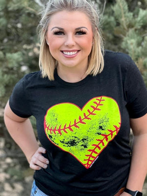 DIRTY HEART SOFTBALL TEE