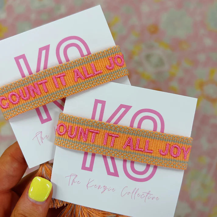COUNT IT ALL JOY KC SIGNATURE BRACELET