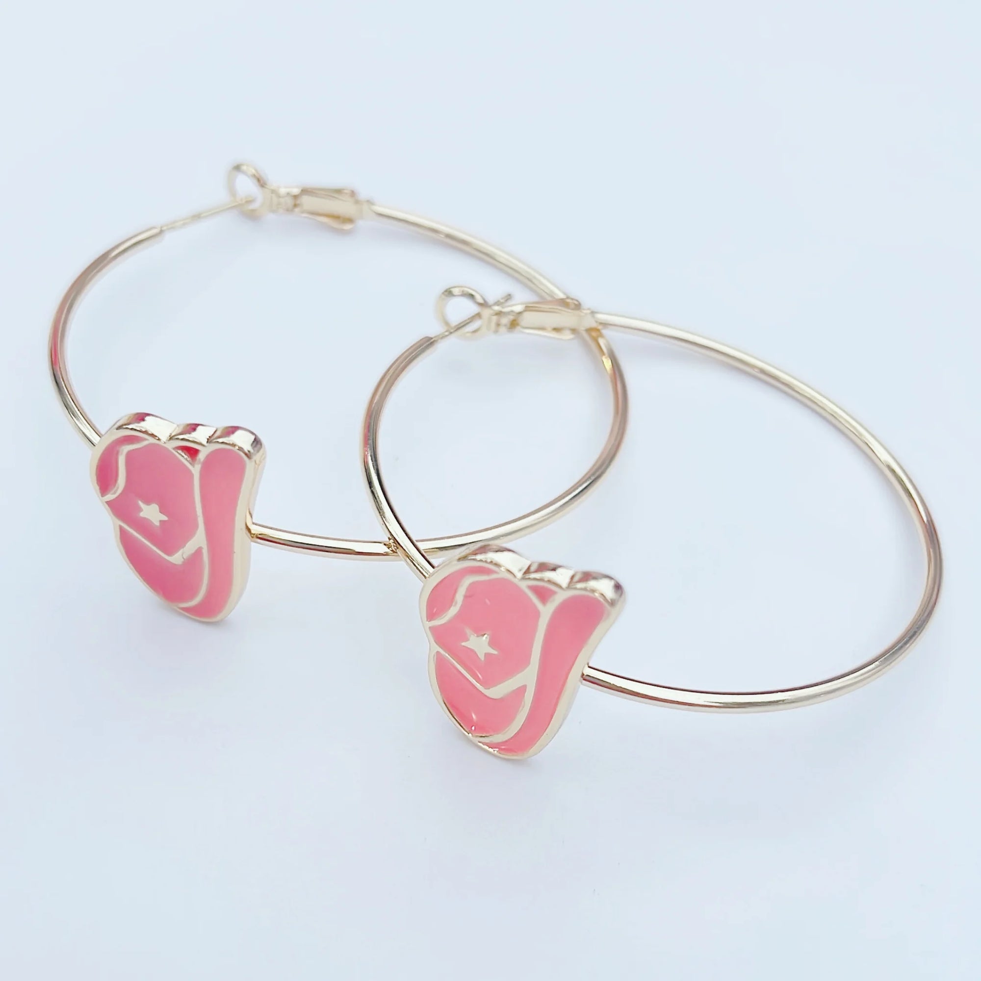 PINK HAT HOOPS TREASURE JEWELS