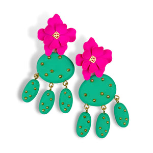 CACTUS FLOWER EARRINGS BRIANNA CANNON