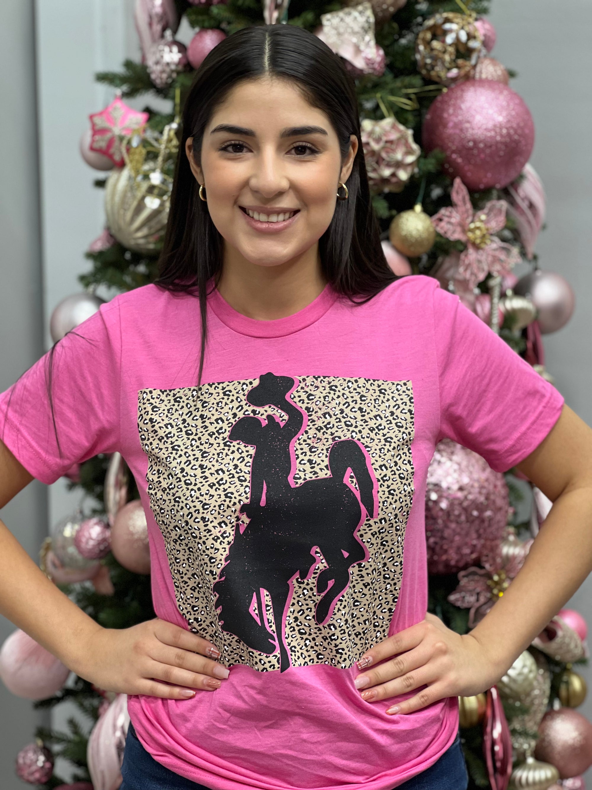 LEOPARD COWGIRL TEE