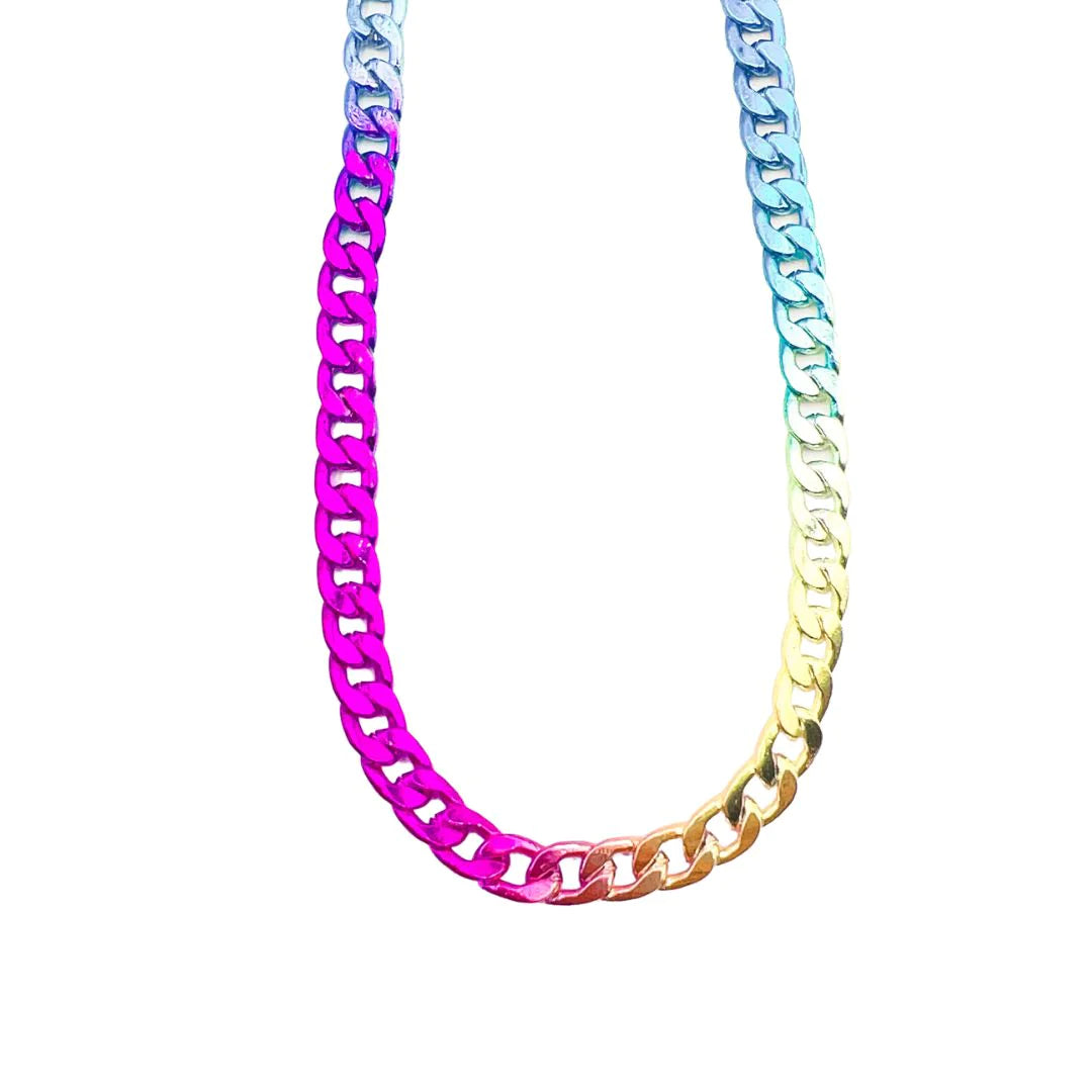 DAZZLING SMALL CHAIN NECKLACE TREASURE JEWELS