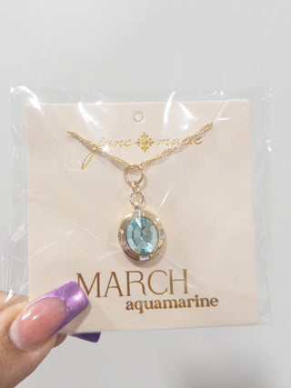 JANE MARIE BIRTHSTONE NECKLACES GEMS