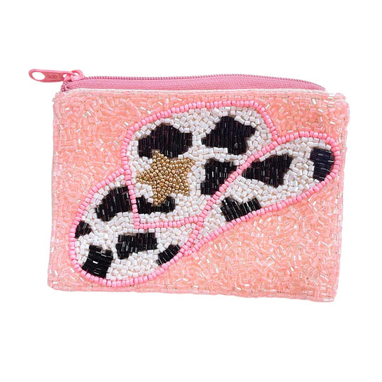 STAR COW PRINT COIN PURSE TREASURE JEWELS