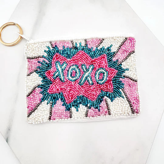 XOXO KEYCHAIN POUCH TREASURE JEWELS