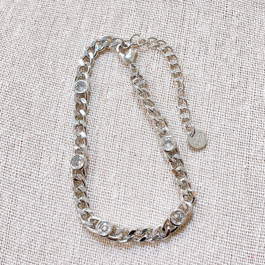 CRYSTAL DOT Bracelet SILVER TREASURE JEWELS