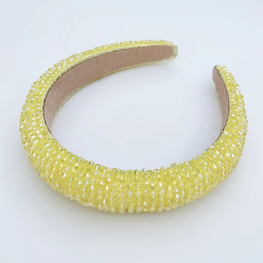 ALYSSA YELLOW HEADBAND TREASURE JEWELS