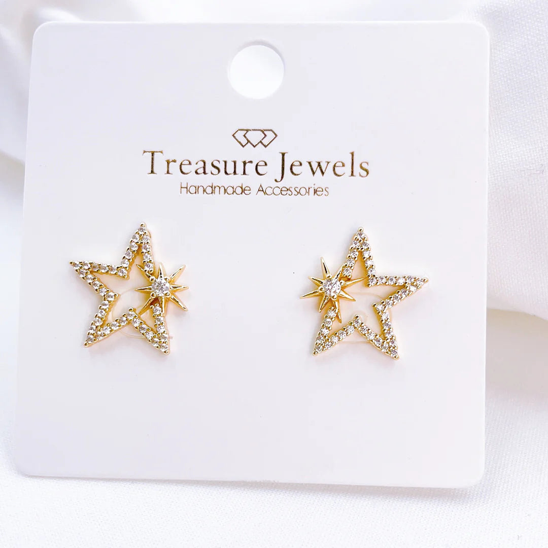 ROCK STAR STUD GOLD TREASURE JEWELS