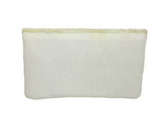 MRS PEARL CREME BEADED CLUTCH LA CHIC