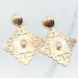 ROMBO PEARL EARRINGS TREASURE JEWELS
