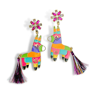 BURRO PIÑATA EARRINGS BRIANNA CANNON