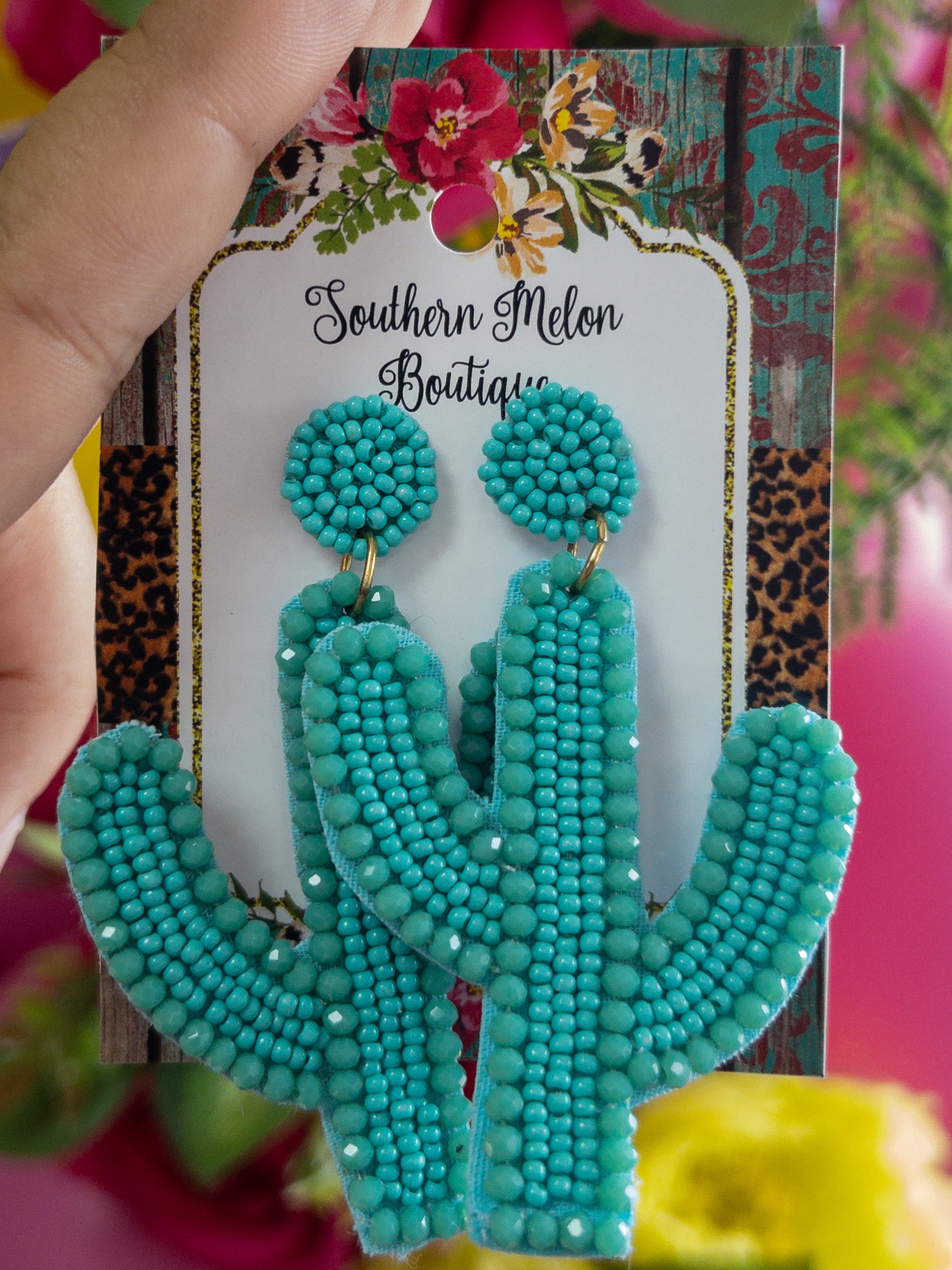 SPARKLY CACTUS TURQUOISE