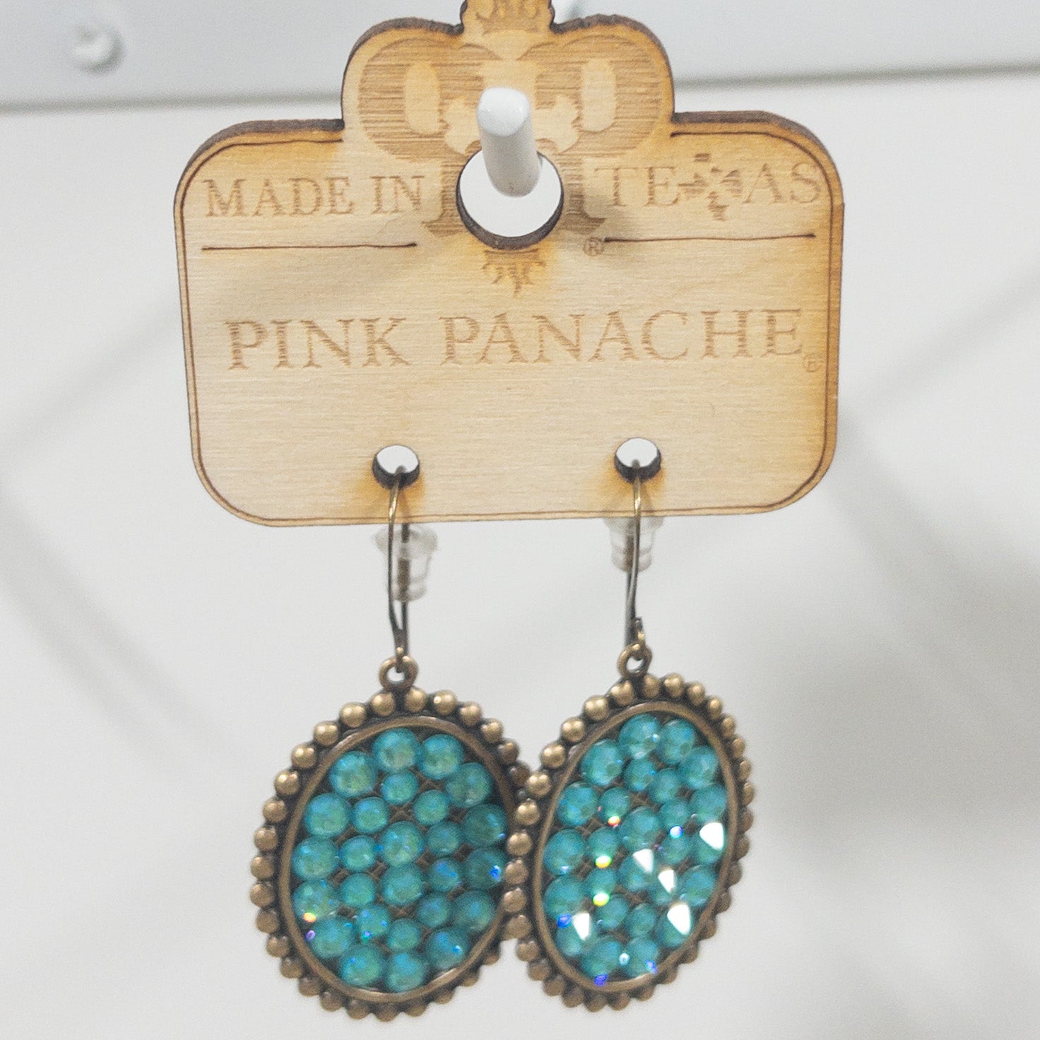 TURQ WESTERN BLING FISH HOOK PINK PANACHE