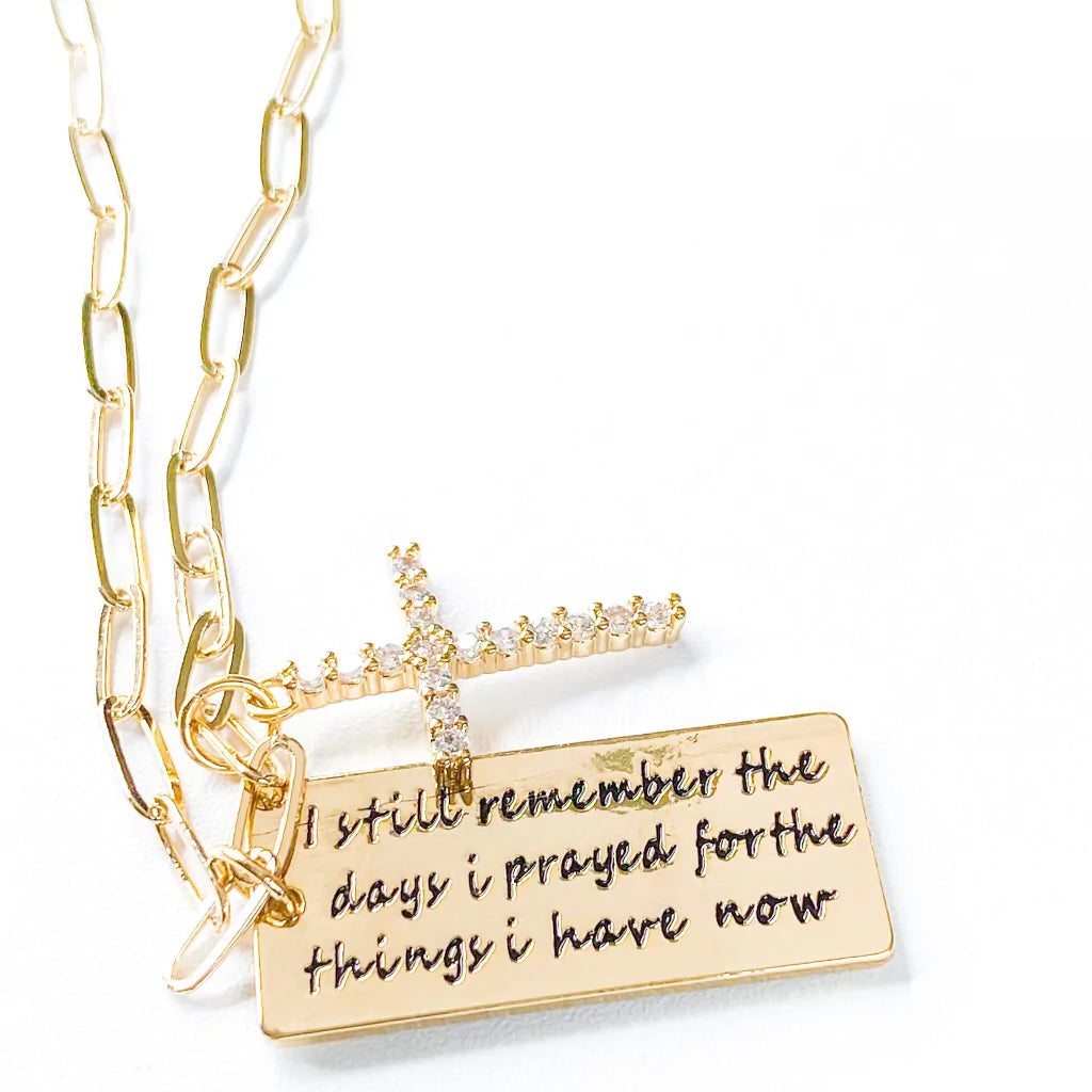 THANKFUL NECKLACE GOLD