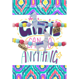 JANE MARIE KIDS LLAMA BEST FRIENDS BRACELETS (2)