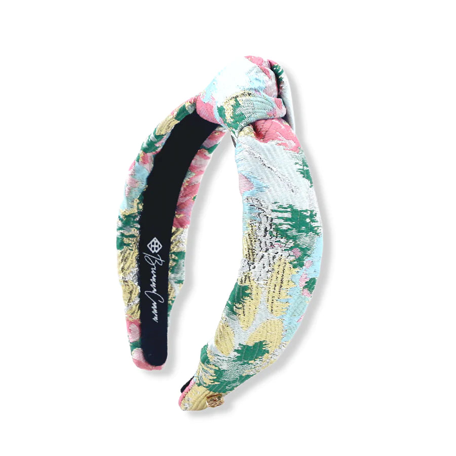 CHILD SPRING FLORAL BROCADE HEADBAND