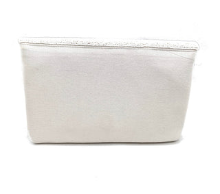 MRS GOLD WHITE BEADED CLUTCH LA CHIC