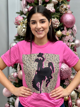 LEOPARD COWGIRL TEE