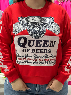 QUEEN OF BEERS SWEATSHIRT