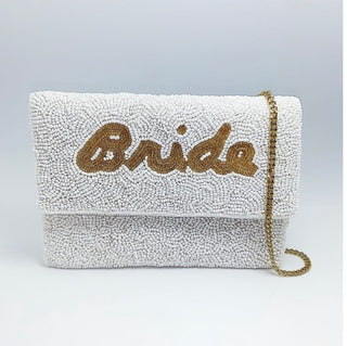 BRIDE BEADED CLUTCH SMALL