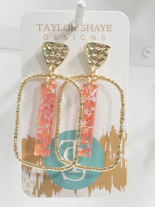TAYLOR SHAYE STARBURST CONFETTI STICK HOOPS