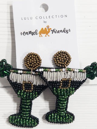 CAMEL THREADS BEADED ST PATRICKS DRINK