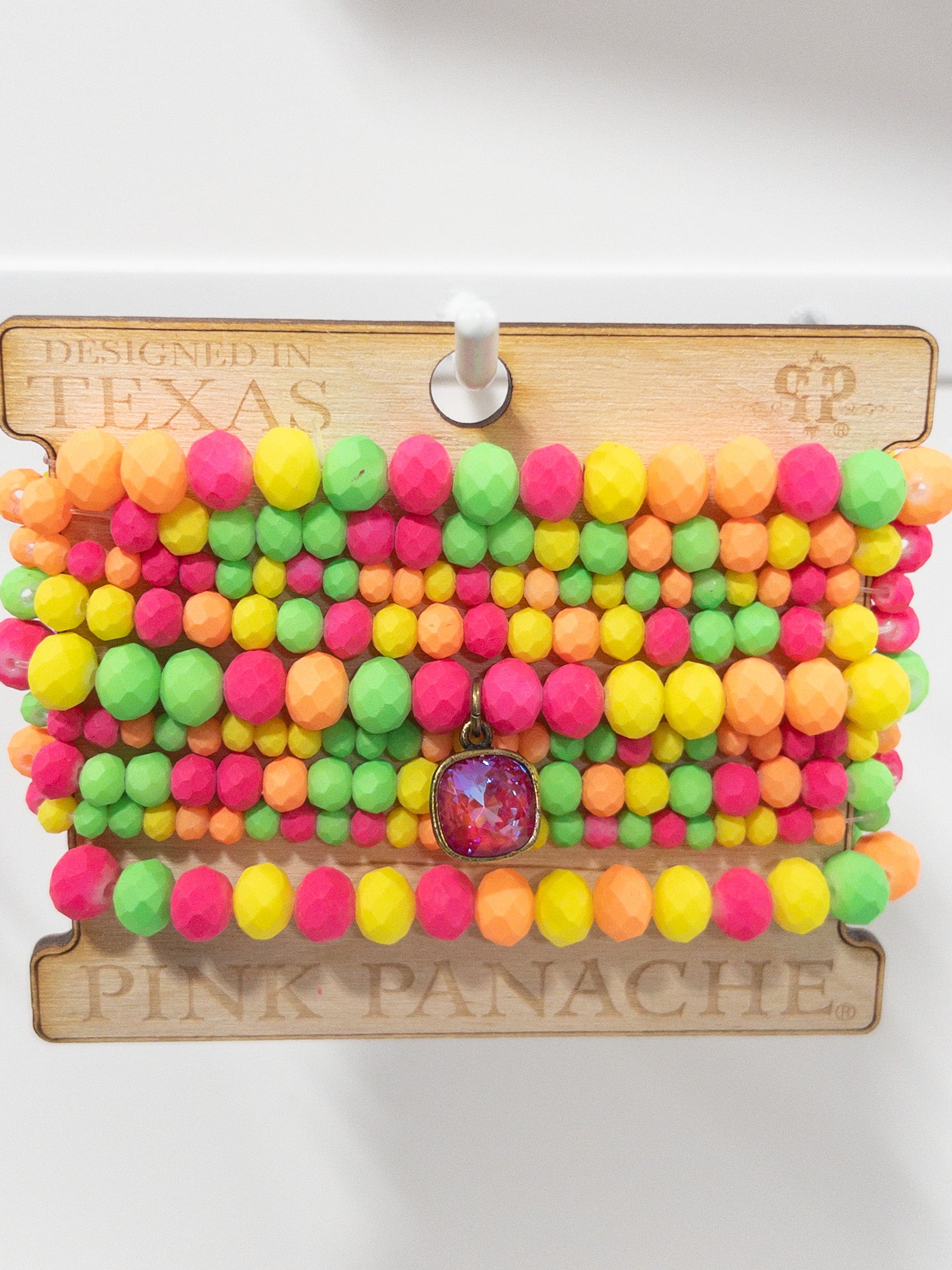 PINK PANACHE NEON MULTI BRACELET SET