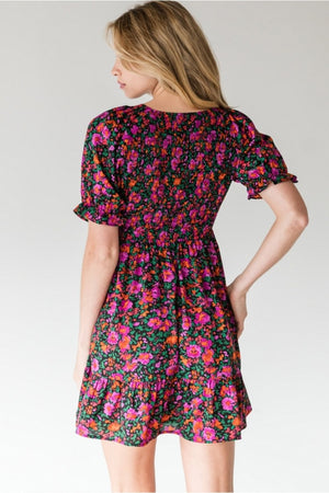 ADRIAN FLORAL DRESS