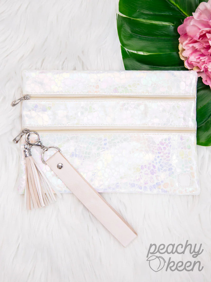 PRECIOUS PEARL DOUBLE ZIPPER VERSI BAG