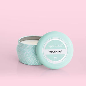 Volcano Aqua Printed Mini Tin, 3 oz