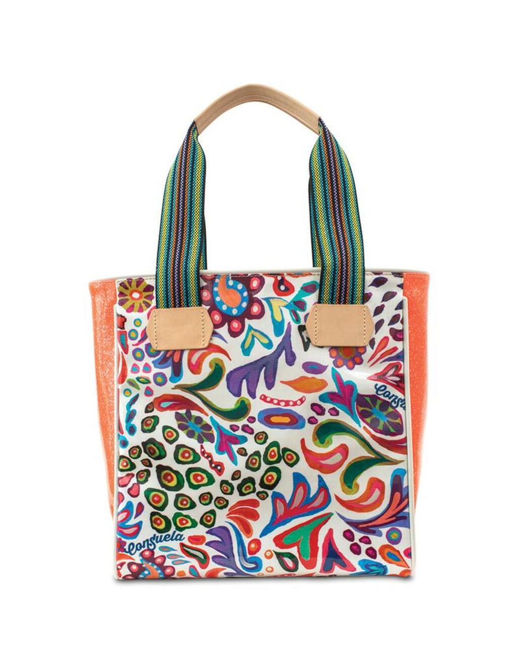 LEGACY WHITE SWIRLY CLASSIC TOTE