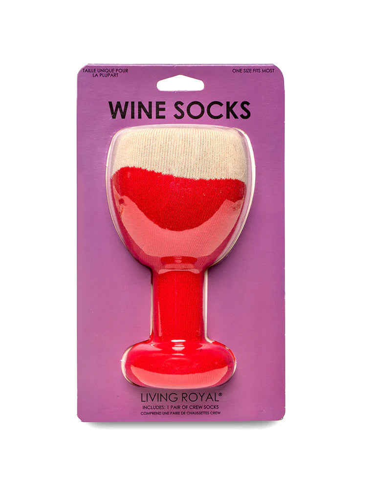 WINE 3D CREW SOCKS